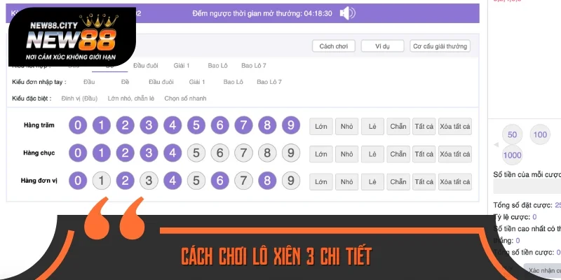 Chia sẻ cách chơi lô xiên 3 đơn giản, dễ hiểu
