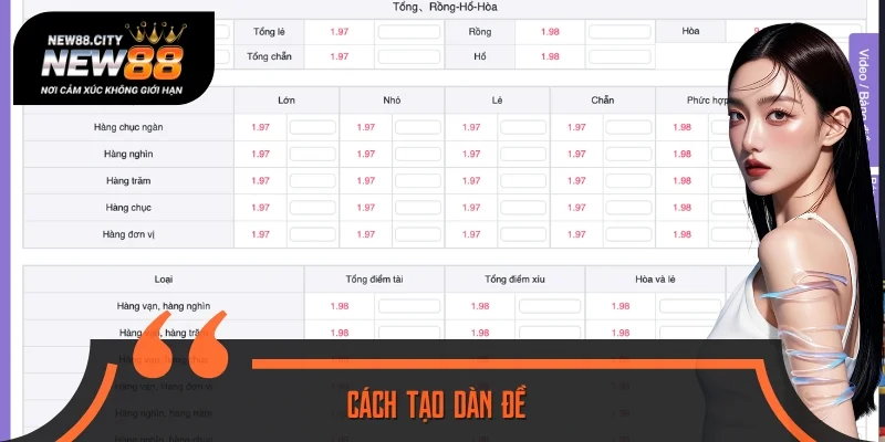 Hướng Dẫn 4 Cách Tạo Dàn Đề Siêu Dễ Đánh Đâu Trúng Đó