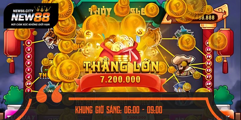 Từ 6 - 9h sáng là thời gian dễ nổ hũ khủng