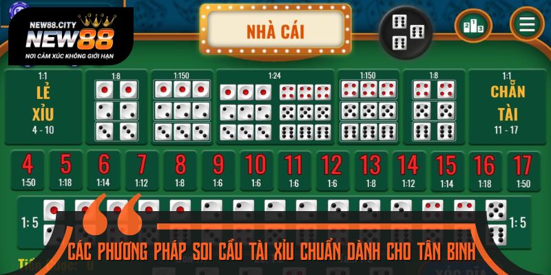 Kinh nghiệm soi cầu tài xỉu cho người mới nhập cuộc