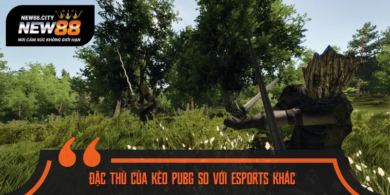 PUBG có một số khác biệt so với esports khác