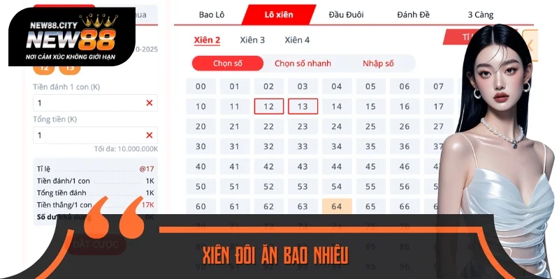 Xiên Đôi Ăn Bao Nhiêu Hiện Nay? Cập Nhật Mới Nhất 2025